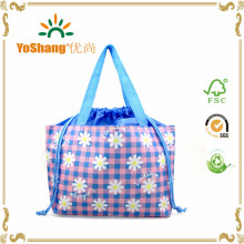 Custom Promotional Durable Oxford Polyester Material Drawstring Storage Tote Bag